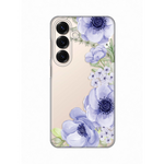 Silikonska maska / futrola print ultra tanka za Samsung S931 Galaxy S25 Blue Roses.