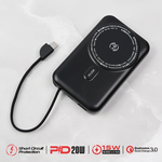 Back Up Baterija prenosiva baterija Oxpower PDW12 12000mAh 3u1 magnetic crna.