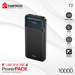 Back Up Baterija Prenosiva baterija Fantech T2 10000mAh QC, PD, 22.5W crni.