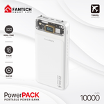 Back Up Baterija Prenosiva baterija Fantech T1 10000mAh QC, PD, 22.5W beli.