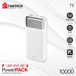 Back Up Baterija Prenosiva baterija Fantech T2 10000mAh QC, PD, 22.5W beli.