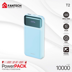 Back Up Baterija Prenosiva baterija Fantech T2 10000mAh QC, PD, 22.5W plavi.
