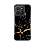 Silikonska maska / futrola print za Huawei Honor X8c All crni.