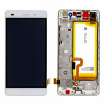 LCD displej za Huawei P8 lite+touch screen+frame beli+baterija SPO - polovno.