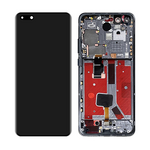 LCD displej za Huawei P40 Pro + touchscreen + senzor otiska prsta + frame crni CHO.