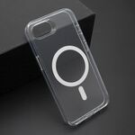 Maska / futrola COLOR FRAME MagSafe za iPhone 16e providna (MS).