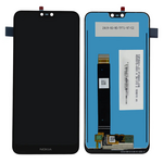 LCD displej za Nokia 7.1 + touchscreen crni.