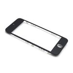 Staklo touchscreen-a za Iphone 5S sa frejmom + OCA sticker crni (MS).