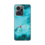 Silikonska maska / futrola print za Huawei Honor X7a Marbel Sky.
