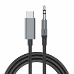 Adapter LDNIO LSY81c Type C na 3.5mm muski crni 1m.