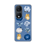 Silikonska maska / futrola print za Huawei Honor X7b Dusty Blue.