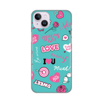 Silikonska maska / futrola print za iPhone 14 Plus Love.