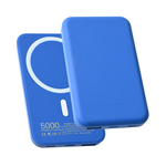 Back Up Baterija prenosiva baterija Magsafe PD 5000 mAh plava.