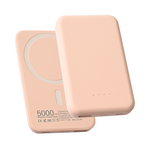 Back Up Baterija prenosiva baterija Magsafe PD 5000 mAh roze.