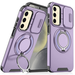 Maska / futrola CamShield Ring stand za Samsung A266 Galaxy A26 5G ljubicasta.