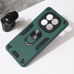 Maska / futrola Hard Ring za Xiaomi Redmi Note 14 Pro Plus 5G (EU) tamno zelena.
