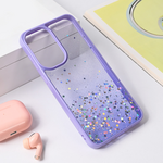 Maska / futrola Frame Glitter za Samsung A366 Galaxy A36 5G ljubicasta.