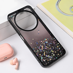 Maska / futrola Frame Glitter za Xiaomi Redmi 14C crna.