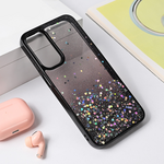 Maska / futrola Frame Glitter za Samsung A256B Galaxy A25 crna.