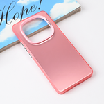 Maska / futrola providna za Xiaomi Redmi Note 14 Pro 4G roze.