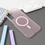 Maska / futrola Magsafe mat PC za Samsung A566 Galaxy A56 5G roze.