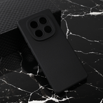 Silikonska maska / futrola Teracell Giulietta za Xiaomi Redmi Note 14 Pro 4G mat crna.