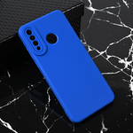 Silikonska maska / futrola Teracell Giulietta za Huawei P30 Lite mat plava.