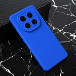 Silikonska maska / futrola Teracell Giulietta za Xiaomi Redmi Note 14 Pro 5G mat plava.
