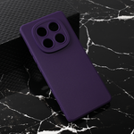 Silikonska maska / futrola Teracell Giulietta za Xiaomi Redmi Note 14 Pro 4G mat tamno ljubicasta.