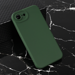 Silikonska maska / futrola Teracell Giulietta za iPhone 16e 6.1 mat zelena.
