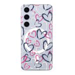 Maska / futrola silikonska print MagSafe za Samsung S921 Galaxy S24 5G heart (MS).