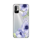 Silikonska maska / futrola print ultra tanka za Xiaomi Redmi Note 10 5G Blue Roses.
