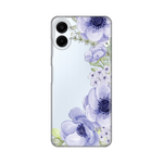 Silikonska maska / futrola print ultra tanka za Samsung A065F Galaxy A06 Blue Roses.