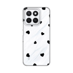 Silikonska maska / futrola print ultra tanka za Huawei Honor X8c Hearts.
