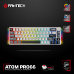Tastatura Mehanicka Gaming Fantech MK919 Atom PRO66 siva (Red switch).