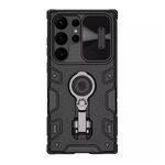 Maska / futrola Nillkin Cam Shield Armor Pro za Samsung Galaxy S23 Ultra crna (MS).