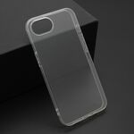Silikonska maska / futrola ultra tanka PROTECT silikon za iPhone 16e providna (bela) (MS).