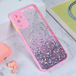 Maska / futrola Frame Glitter za Samsung A145R/A146B Galaxy A14 4G/5G roze.