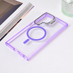 Maska / futrola Magsafe providna za Samsung S928B Galaxy S24 Ultra ljubicasta.
