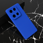 Silikonska maska / futrola Teracell Giulietta za Xiaomi Redmi Note 14S (EU) mat plava.
