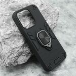 Maska / futrola Square Ring za iPhone 15 Pro (6.1) crna (MS).
