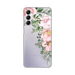 Silikonska maska / futrola print ultra tanka za Samsung A145R Galaxy A14 4G/Galaxy A14 5G Gentle Rose Pattern.