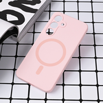 Maska / futrola Magsafe Pure color za Samsung S921B Galaxy S24 roze.