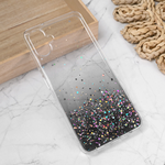 Silikonska maska / futrola Glitter za Samsung A065F Galaxy A06 5G crna.
