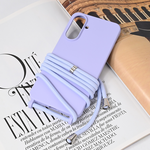 Maska / futrola Crossbody za Samsung A566 Galaxy A56 ljubicasta.