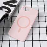 Maska / futrola Magsafe Pure color za iPhone 16e roze.