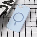 Maska / futrola Magsafe Pure color za iPhone 16e svetlo plava.