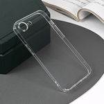 Silikonska maska / futrola ultra tanka za iPhone 16e providna.
