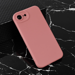Silikonska maska / futrola Teracell Giulietta za iPhone 16e 6.1 mat roze.