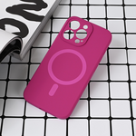 Maska / futrola Magsafe Pure color za iPhone 14 Pro tamno pink.